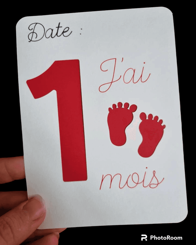 Cartes étapes &quot;Première année de bébé&quot;